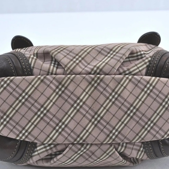 Authentic Buberry Blue label check 2 way Crossbody bag, Good! - Picture 7 of 15